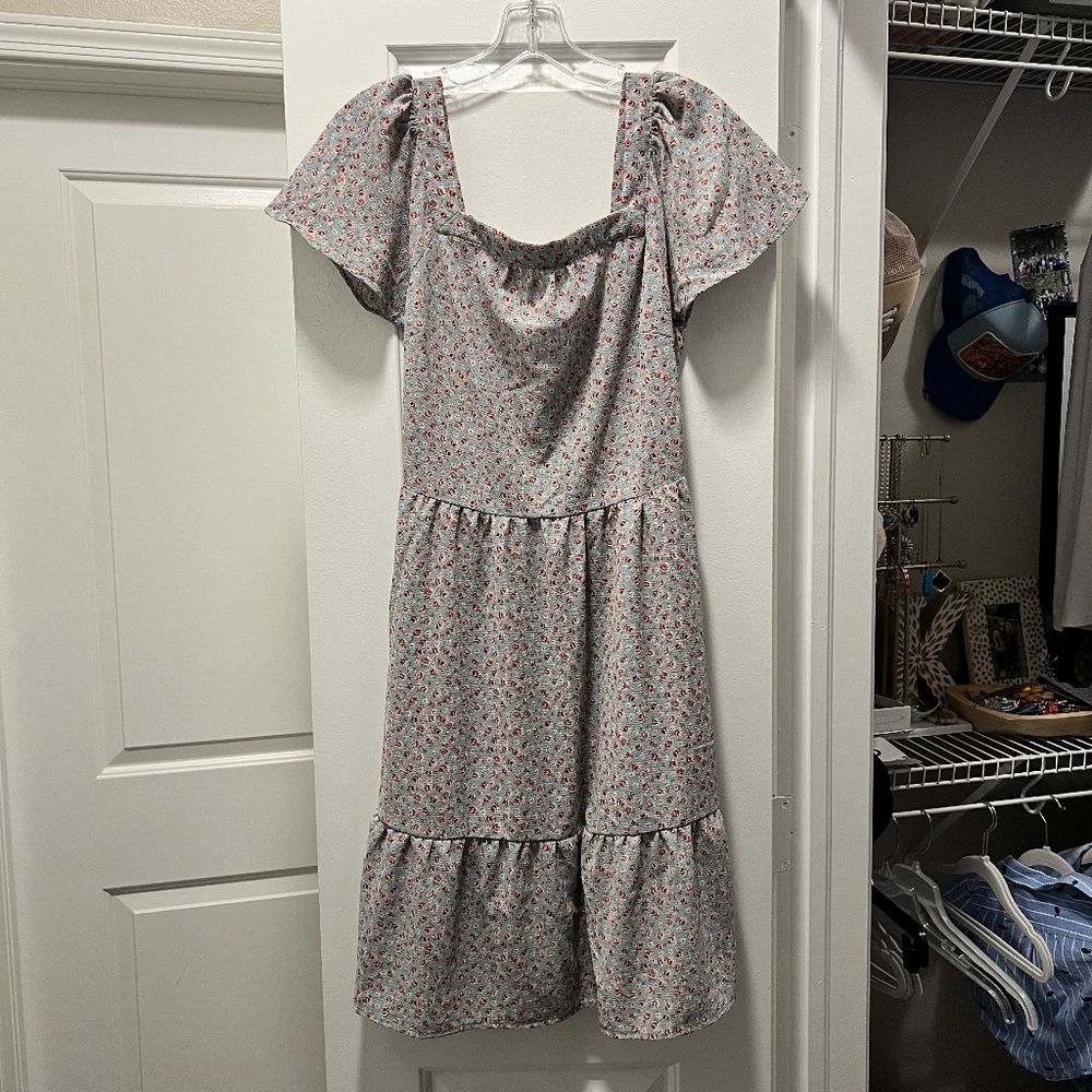 Monteau Floral Midi Dress